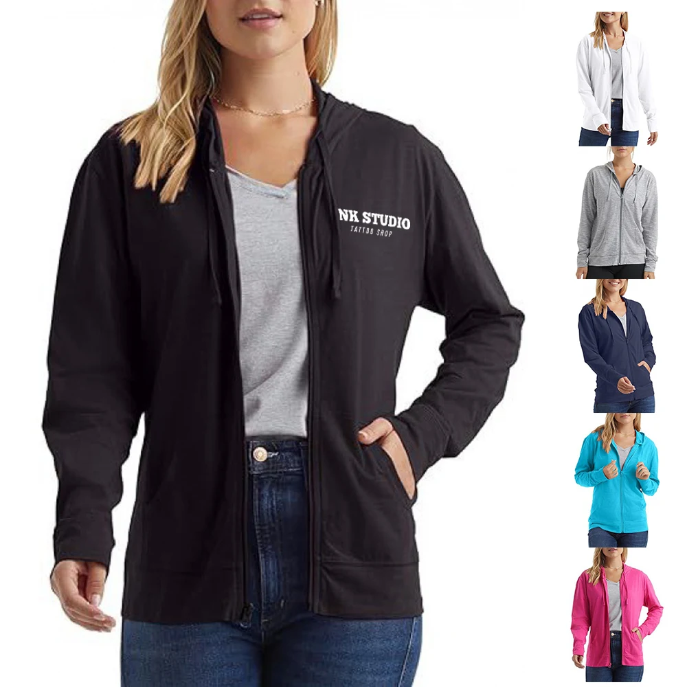 Women's Full-Zip Polyester Hoodie 1