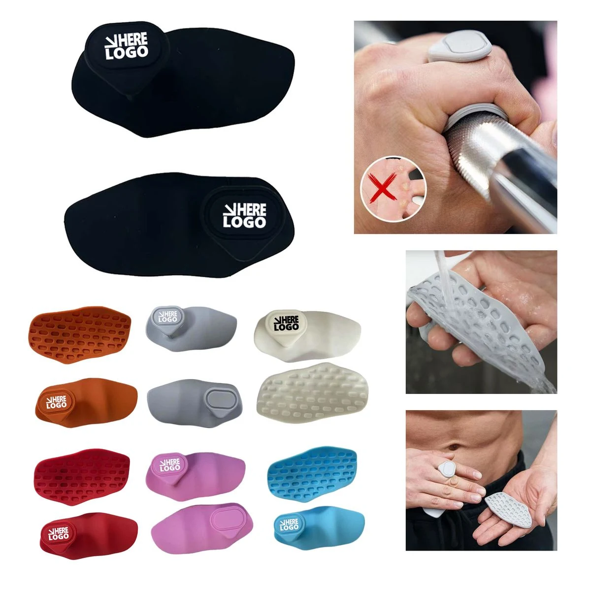 Use Silicone Anti-Slip Hand Guards For Weightlifting 1