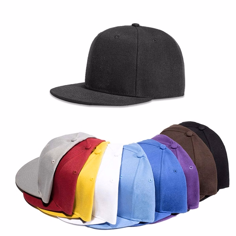 Adjustable Unisex Panel Flat Baseball Cap