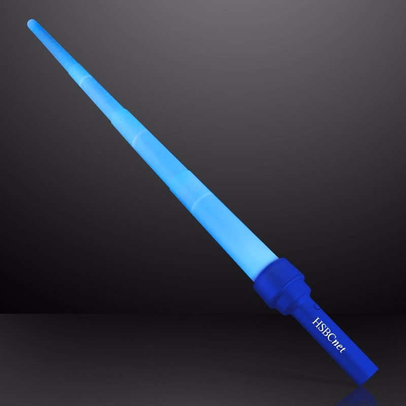 Blue LED Expandable Flashing Sword