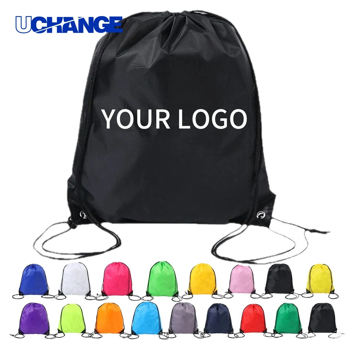 Reusable Polyester Drawstring Backpack Organizer 1