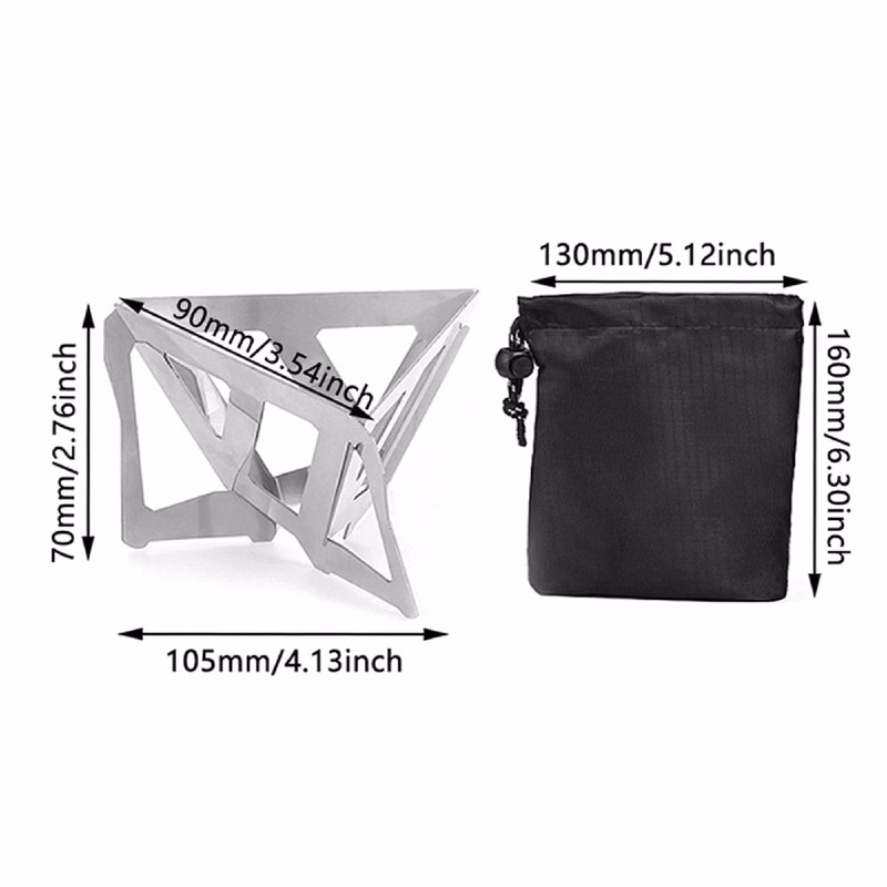 Stainless Steel Folding Coffee Filter Rack Holder