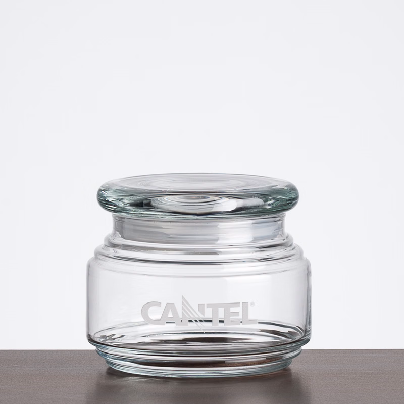 Pescara Jar & Lid - Deep Etch