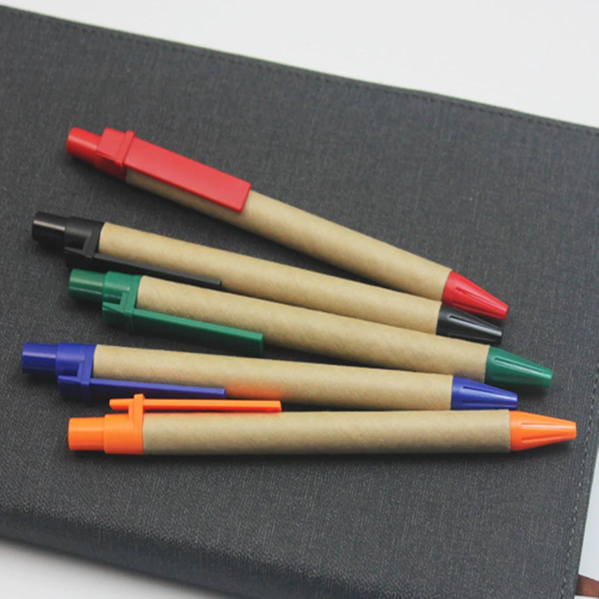 Custom Logo Kraft Paper Ballpoint Pen 1