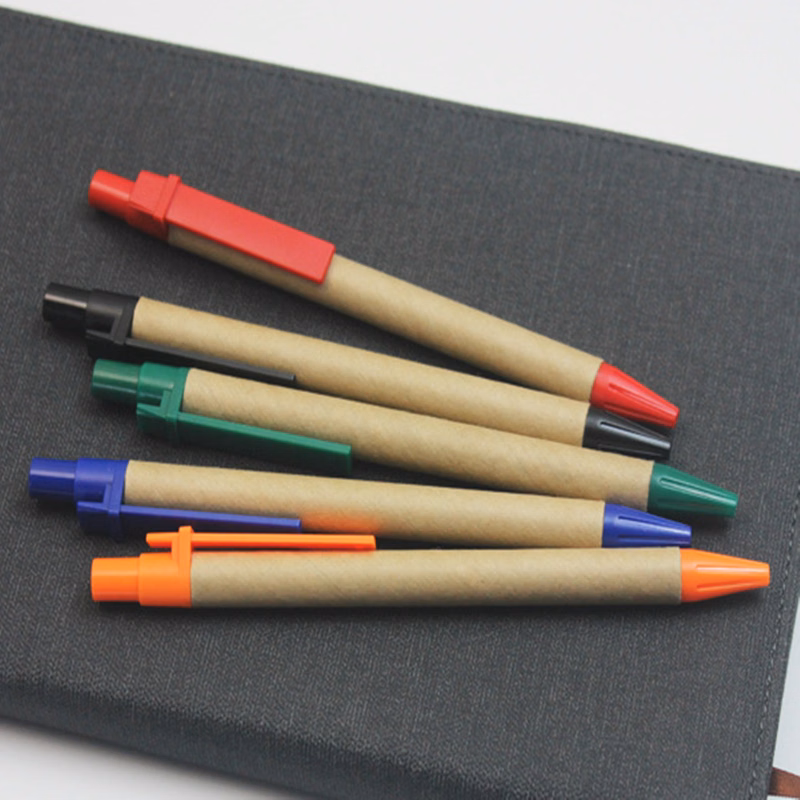 Custom Logo Kraft Paper Ballpoint Pen