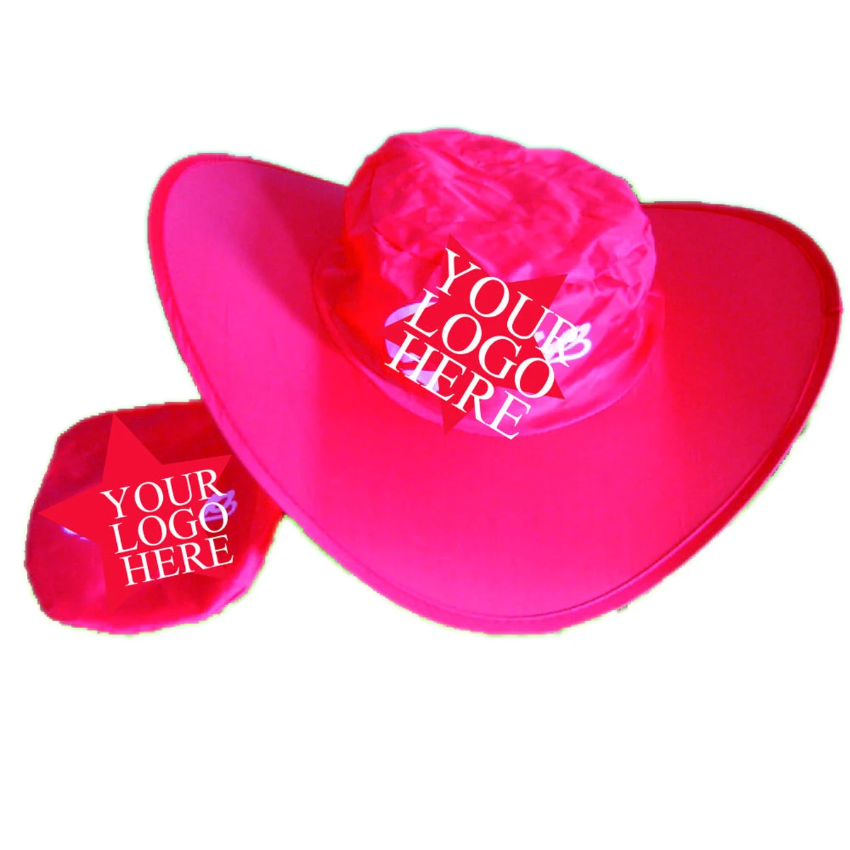Foldable Cowboy Hat w/Storage Pounch 1