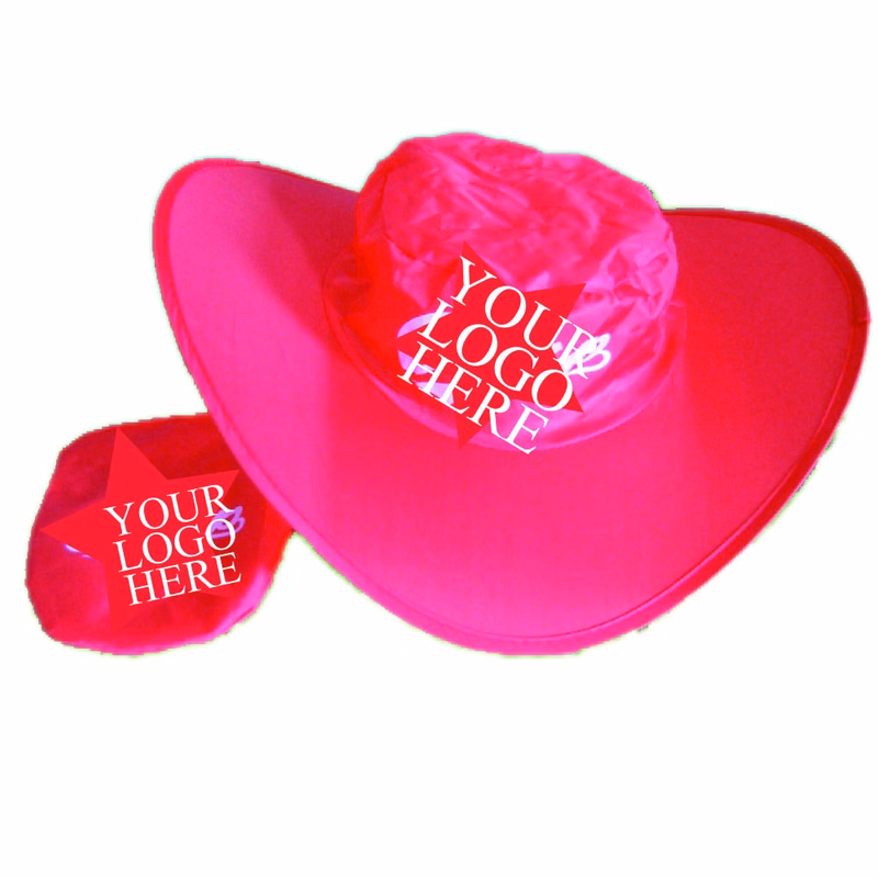 Foldable Cowboy Hat w/Storage Pounch