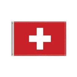 National Flag, Switzerland, Double-Sided - 72"W x 48"H 1