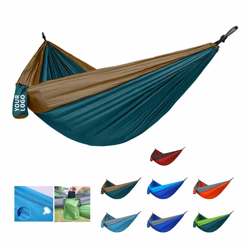 210T Nylon Portable Camping Hammock 106" Length x 55" Width