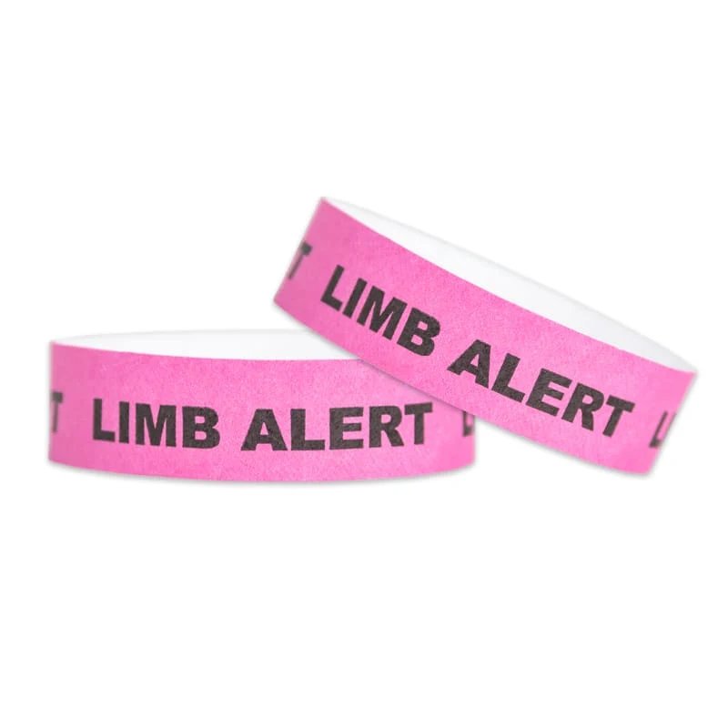 Medical Alert Tyvek Wristbands 1
