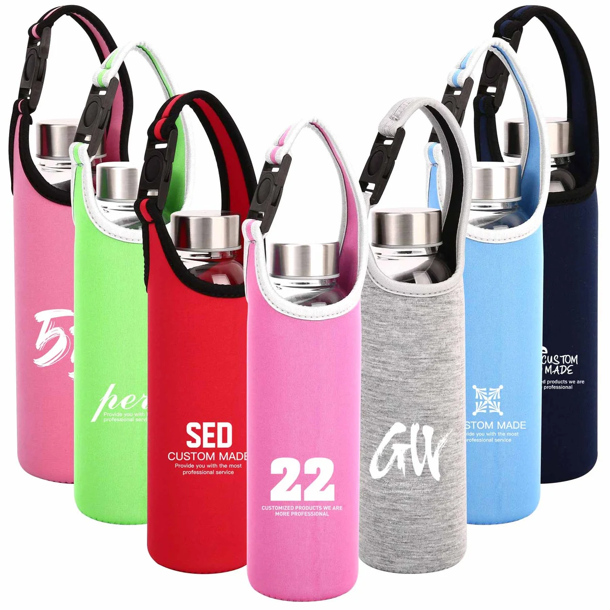 Neoprene Sleeve Bottle Cup Carrier Pouch 1