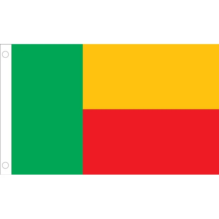 Benin Flag - 5' x 8' - Nylon 1