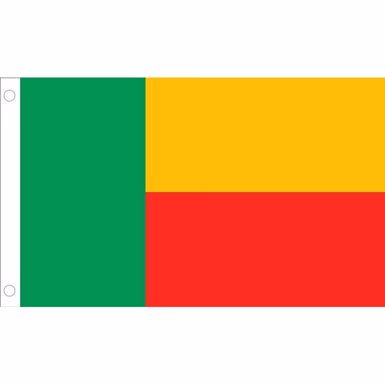 Benin Flag - 2' x 3' - Nylon
