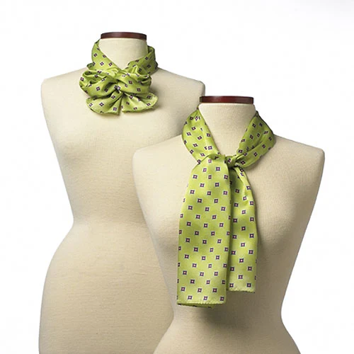 Lime Green Vasari Polyester Scarf - 8"x45" 1