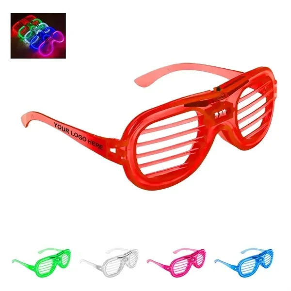 Custom LED Light Up Glow Glasses with 5-Hour Battery — Party Novelty Eyewear 1