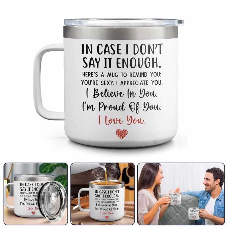 Valentines Day Gifts For Her - 14oz Coffee Tumbler