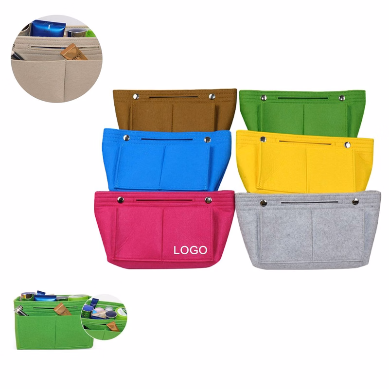 Versatile Ladies Felt Purse Insert Pocket Pouch