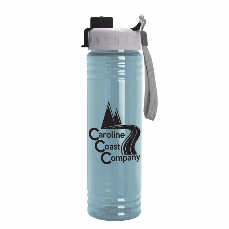 24 oz. Slim Fit UpCycle RPET Bottles with Quick Snap