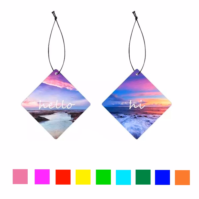 Full Color Printed Custom Car Air Freshener