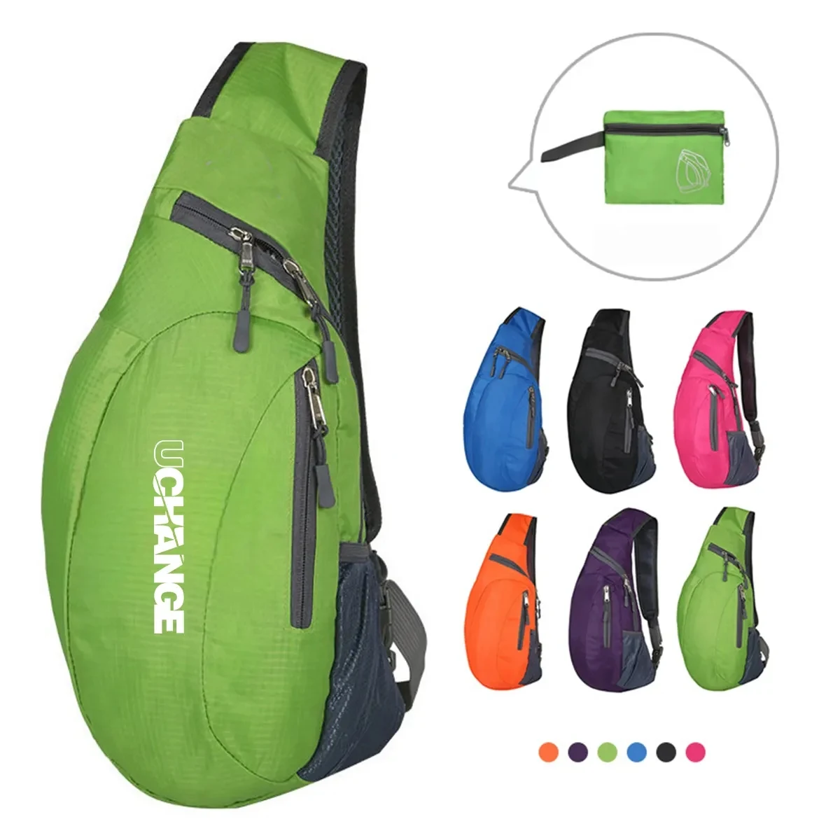 Customizable Foldable Crossbody Sling Bag For Travel Outdoor 1