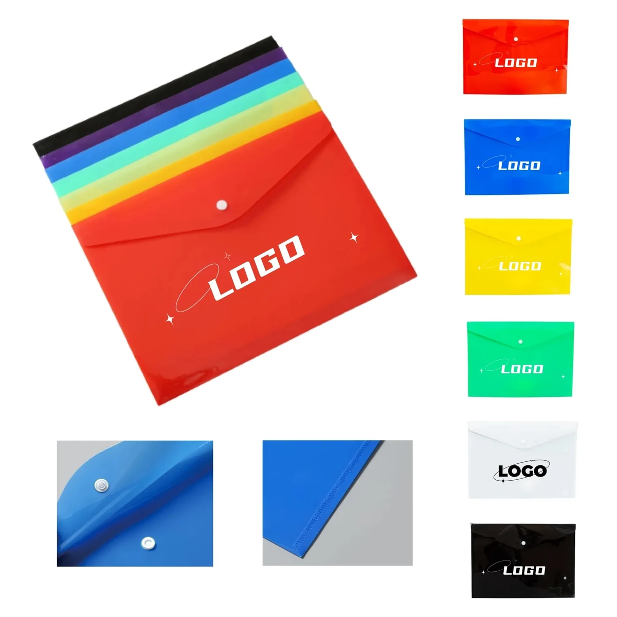 A4 Waterproof PP File Bag Document Pouch 1