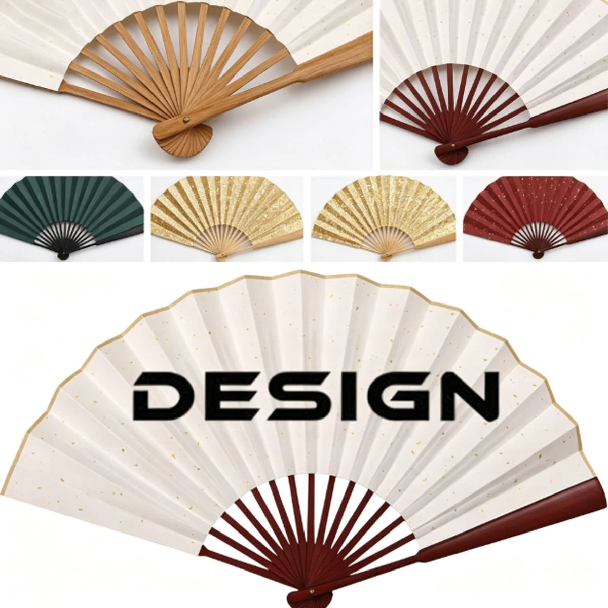 Summer Folding Paper Fan 1