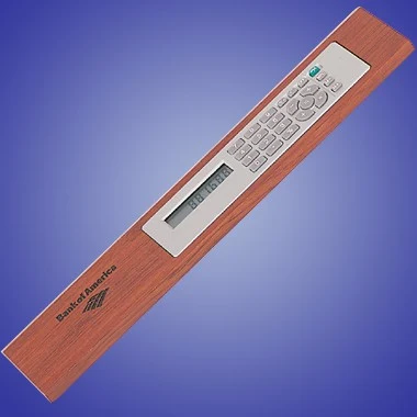 ROSEWOOD RULER WITH CALCULATOR 1