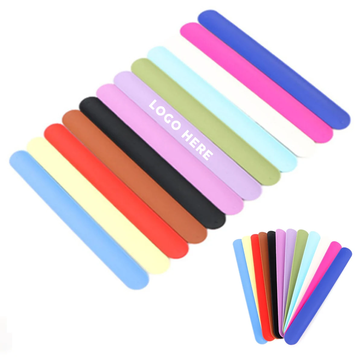 Custom Silicone Slap Bracelet Party Favors 1