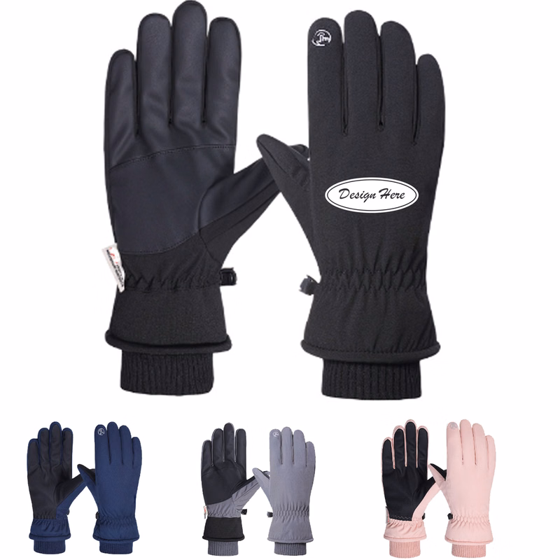 Winter Waterproof Windproof Touchscreen Ski Gloves, Thick & Warm
