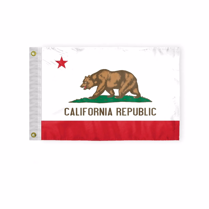 12"x18" to  8'x12'  California Nylon Flags