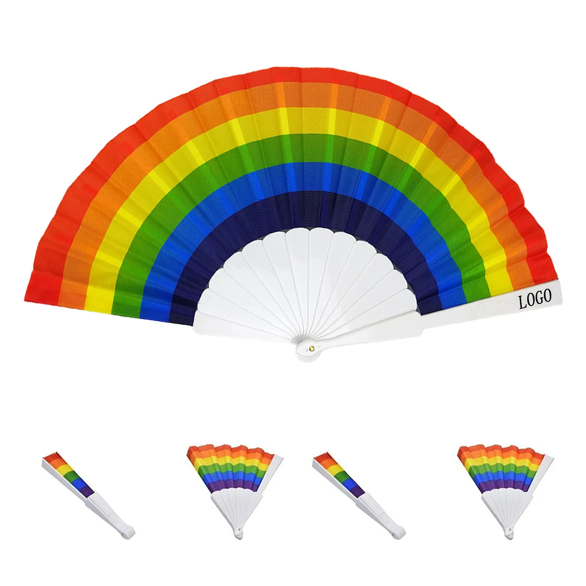 Pride Rainbow Fan 1