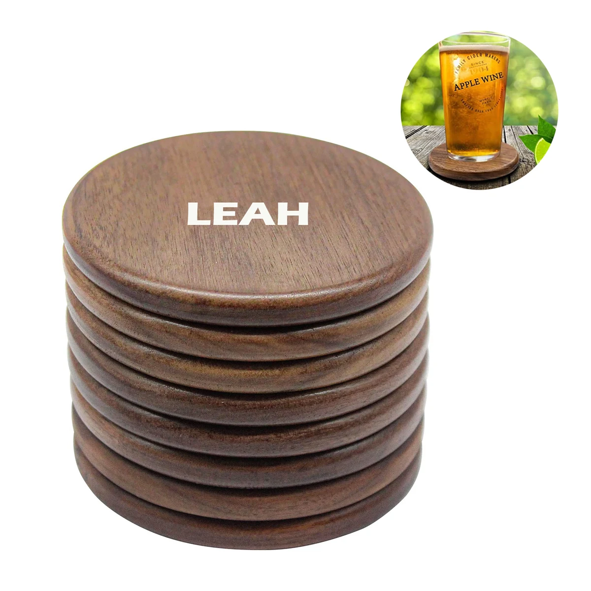 Black Walnut Coaster 1