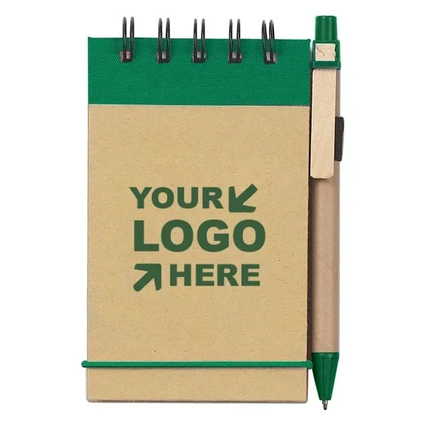 Eco Friendly Spiral Jotter and Pen 1