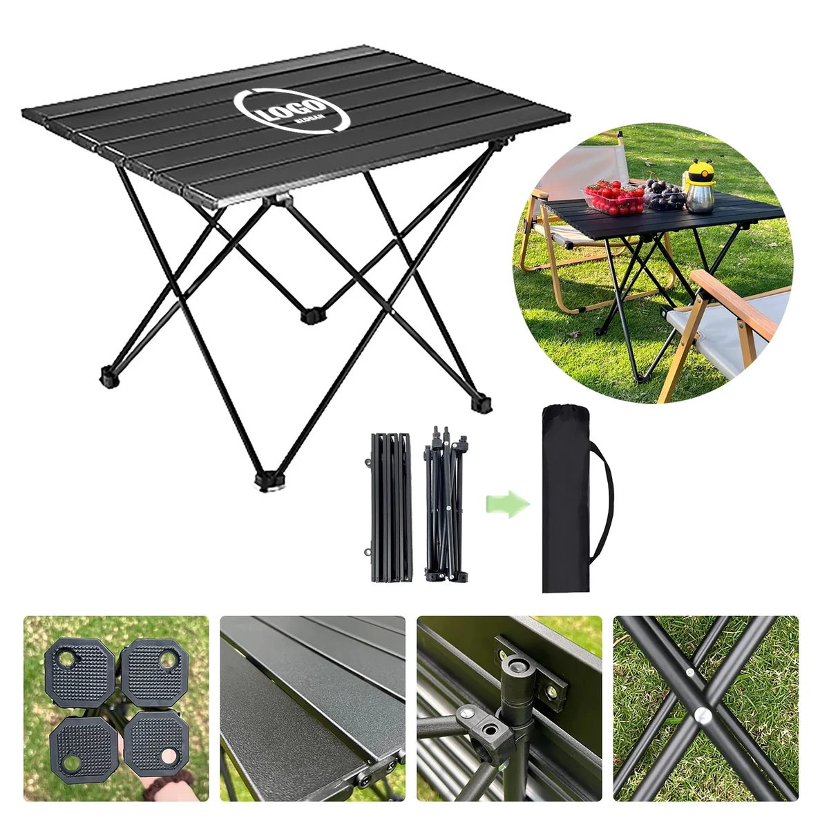 Custom Portable Folding Table MOQ 30pcs 1