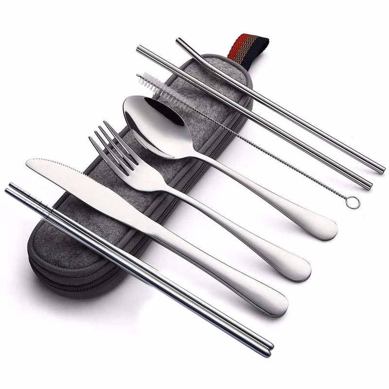 Portable Utensils Travel Camping Cutlery Set