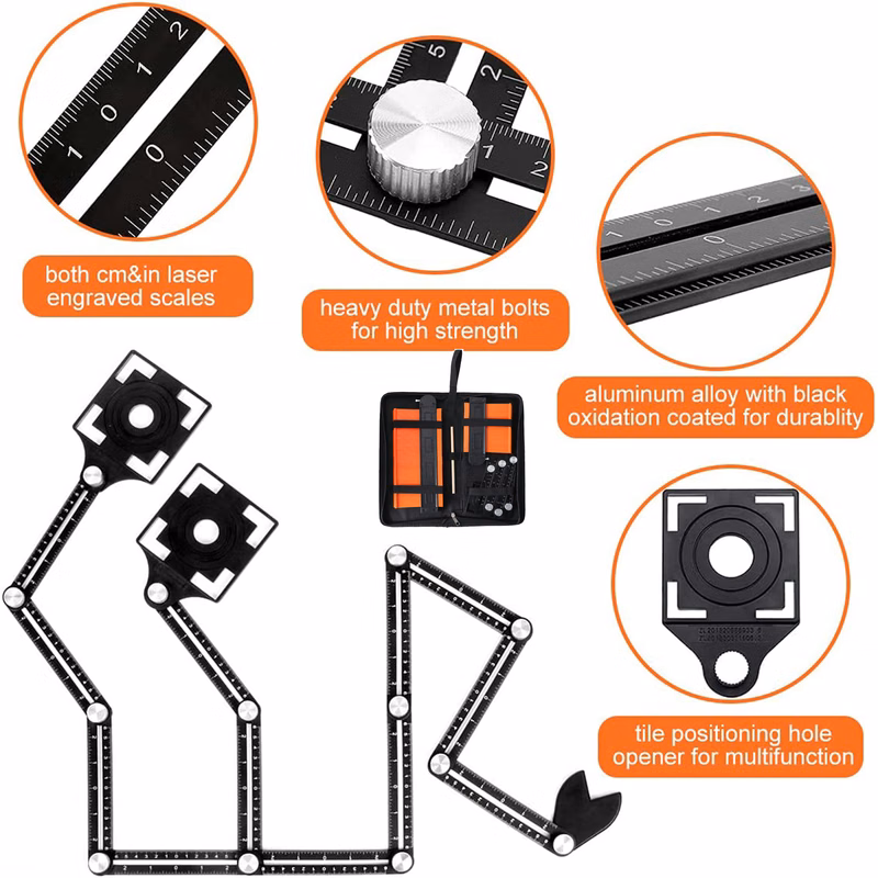 Contour Gauge Profile Tool Set