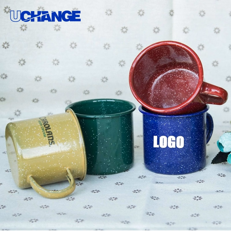 12oz Enamel Campfire Coffee Mug Drinkware for Camping Trips & Outdoor Use