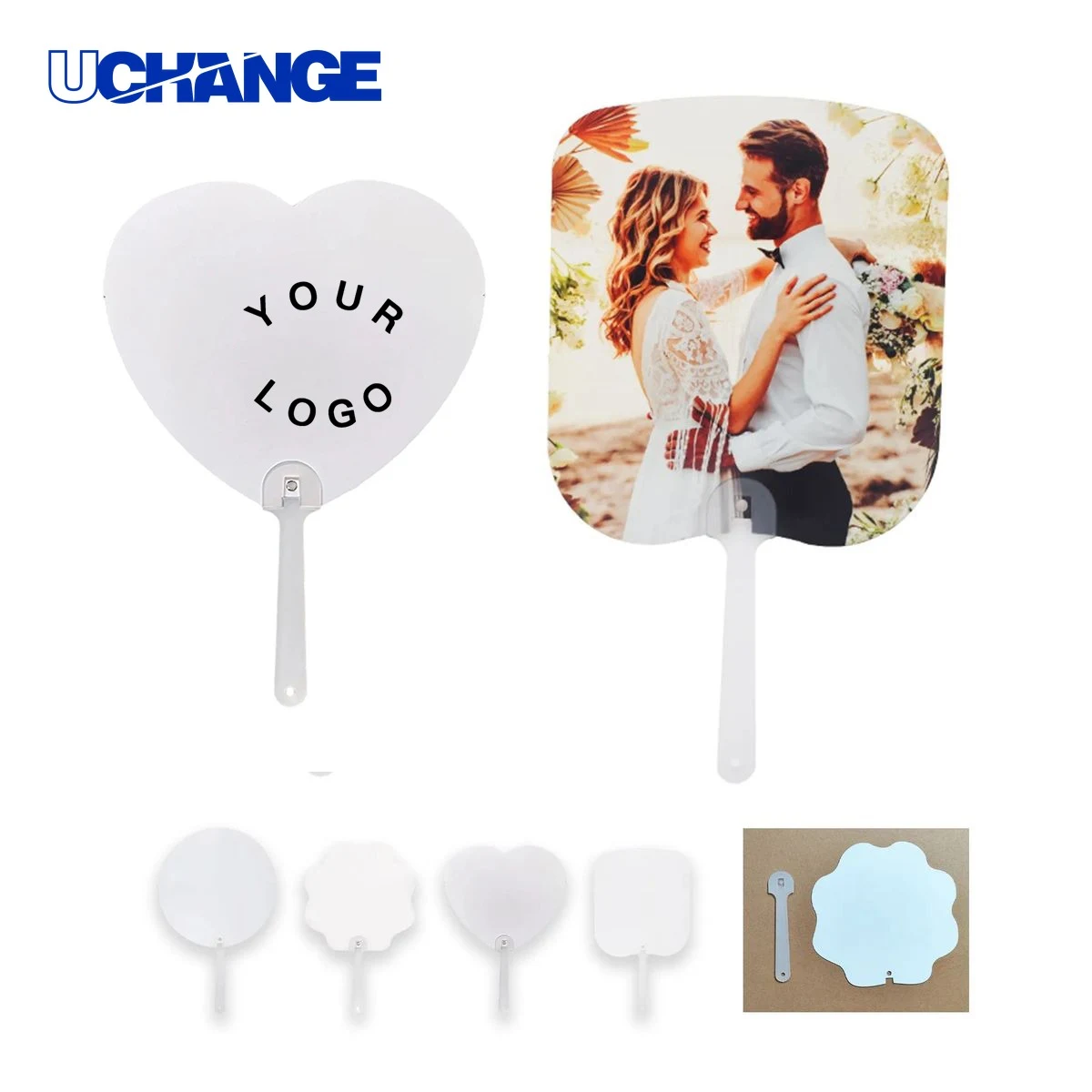 Plastic Handheld Fan with Promotional Surface 1