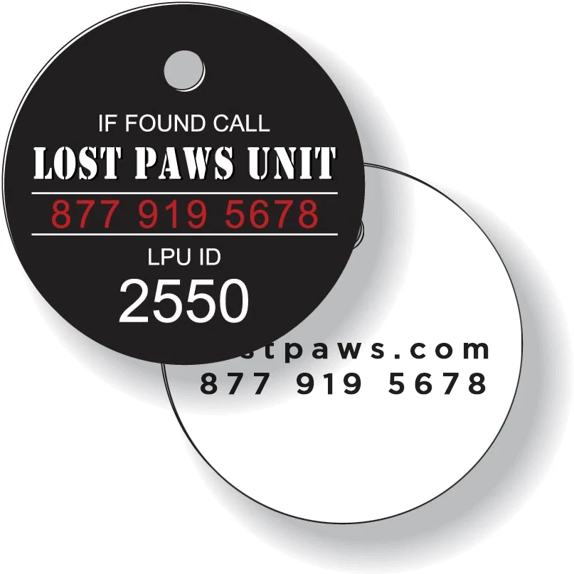 Custom Key Tag .030 Compressed Laminated PVC (2 sq/in), Full Colour 1