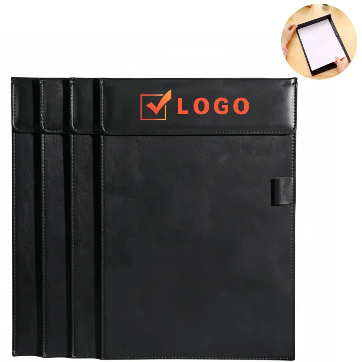 Full Color Leather Hotel Signature Folder Board 1
