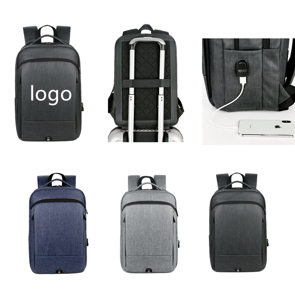 Fashion Unisex Water Proof Luggage Backpack With USB Port 1