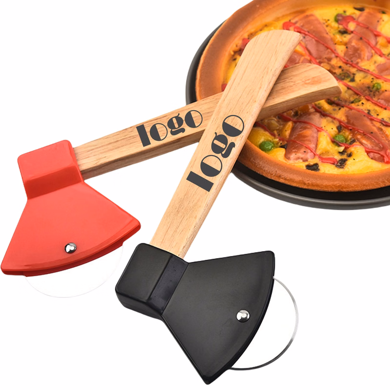 Axe Bamboo Handle Pizza Axe Knife MOQ20