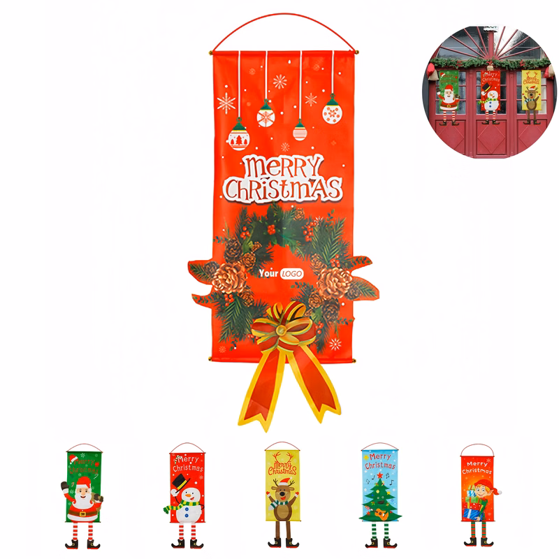Polyester Christmas Fabric Wall Decoration