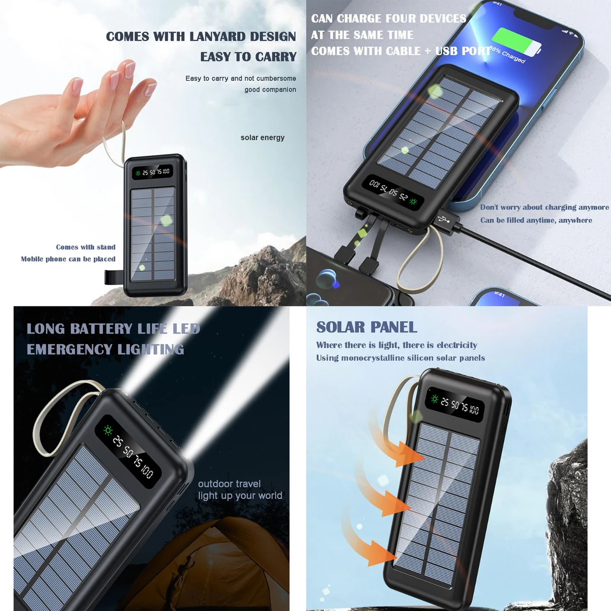 10000mAh Magnetic Wireless Portable Charger Power Bank 1