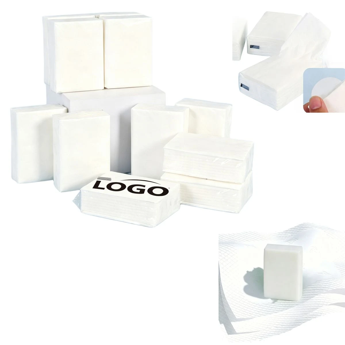 Small Pack 3-Ply Facial Tissue 1