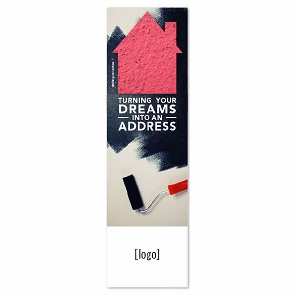 Seed Paper Shape Bookmark