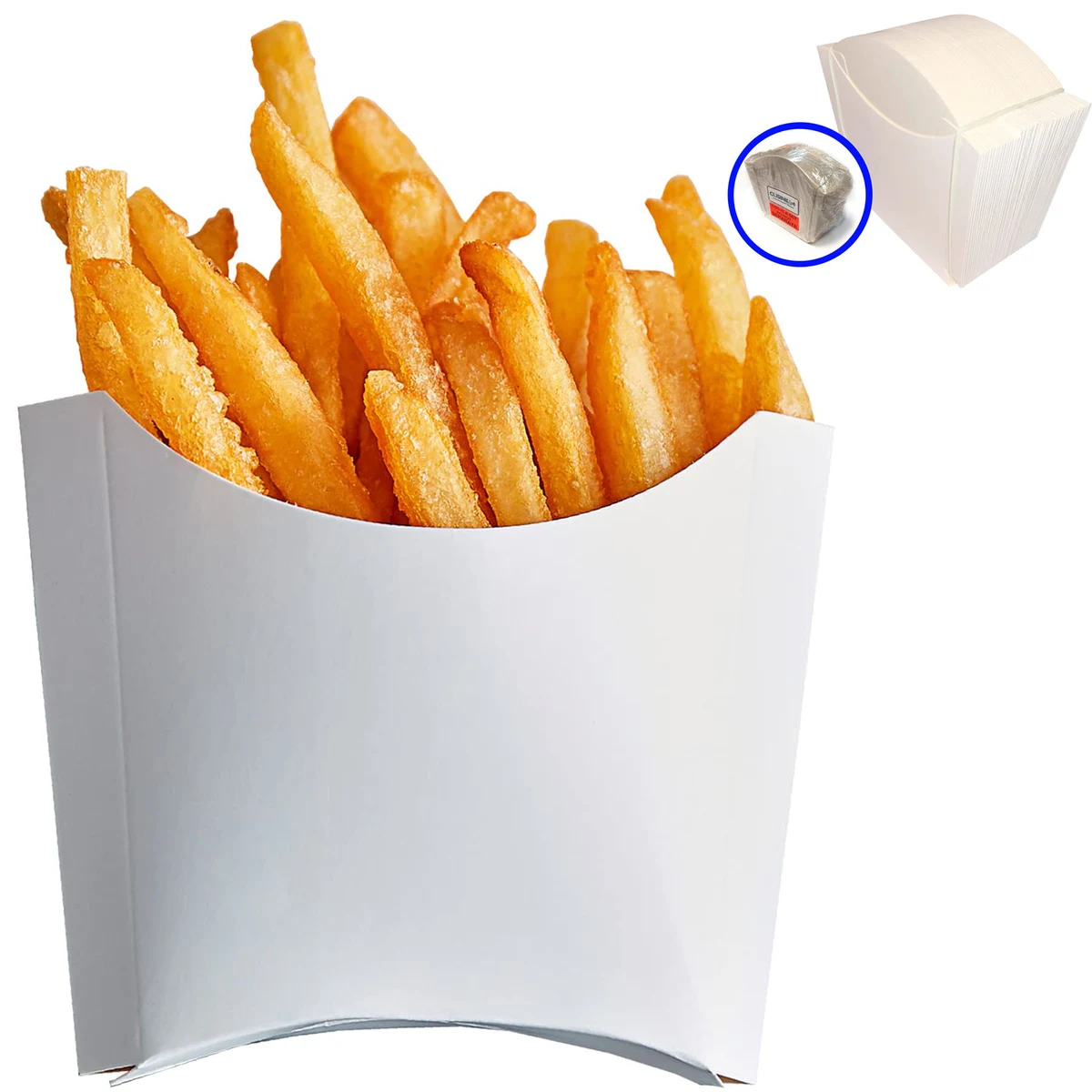 4 Oz Disposable French Fries Holders 1