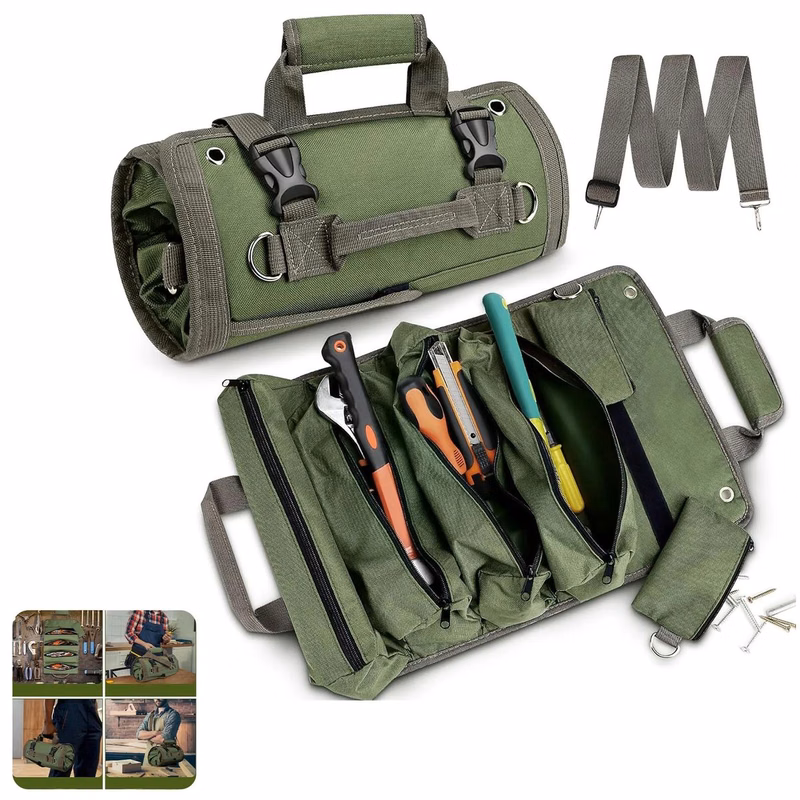 Roll Up Tool Bag for Men Heavy Duty