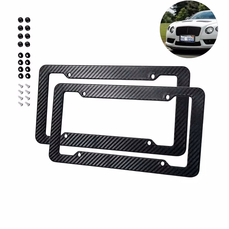 Carbon Fiber License Plate Frame