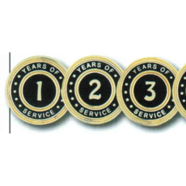 Years of Service Cloisonne Pin 1